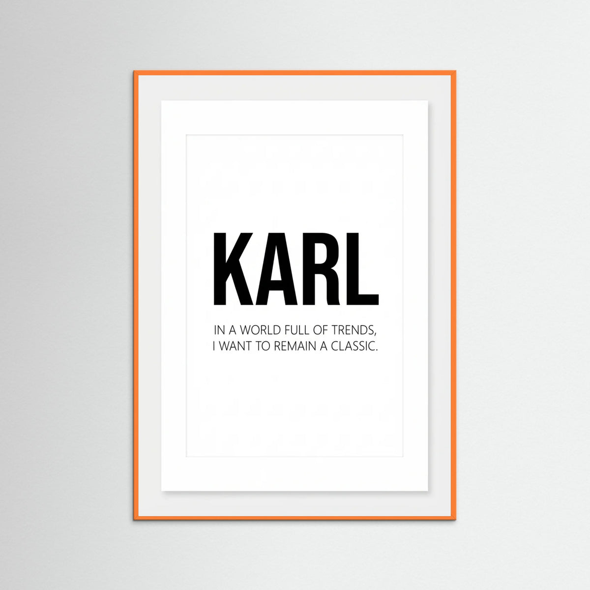 Orange Wood Fashion Mantra