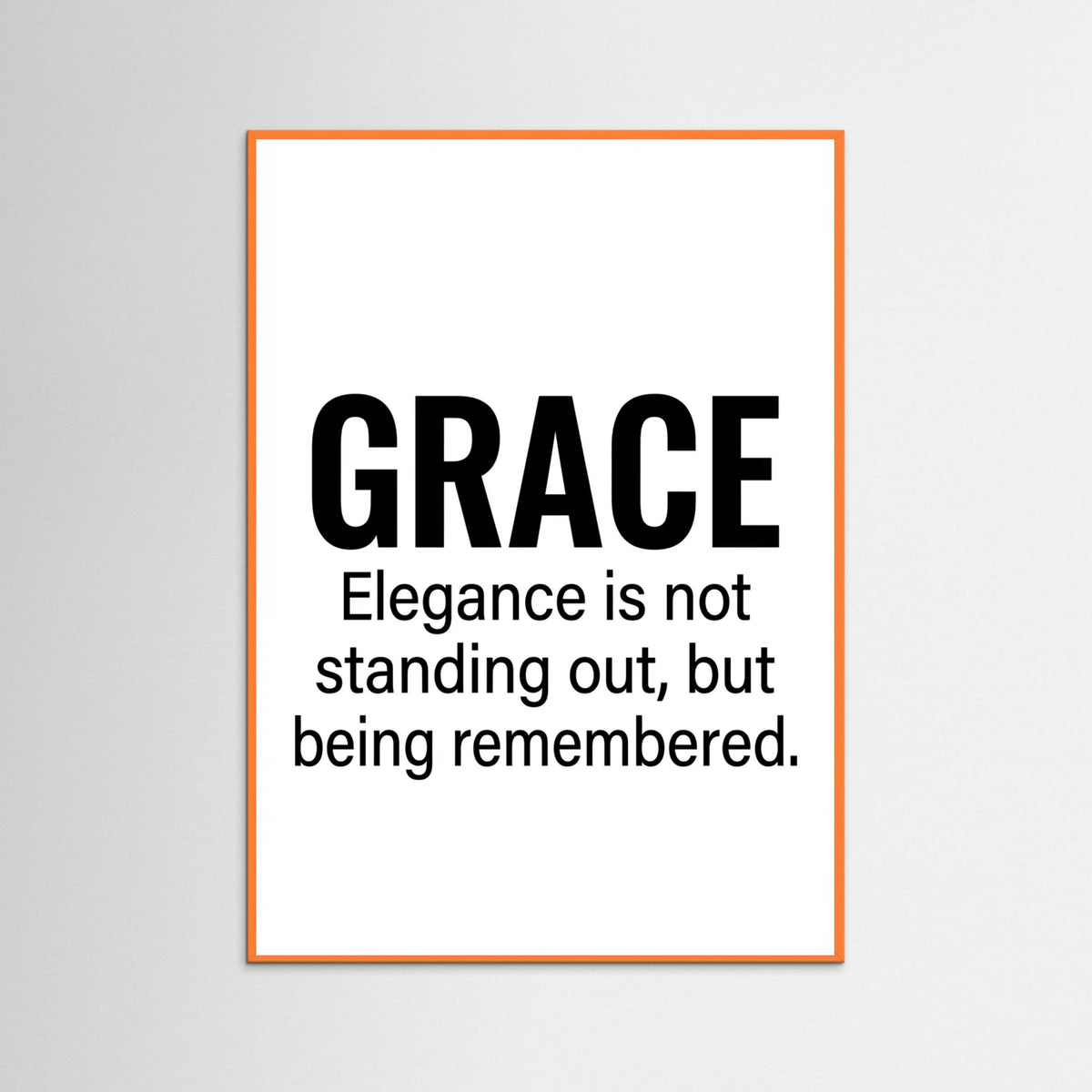 Orange Wood Fashion Statement