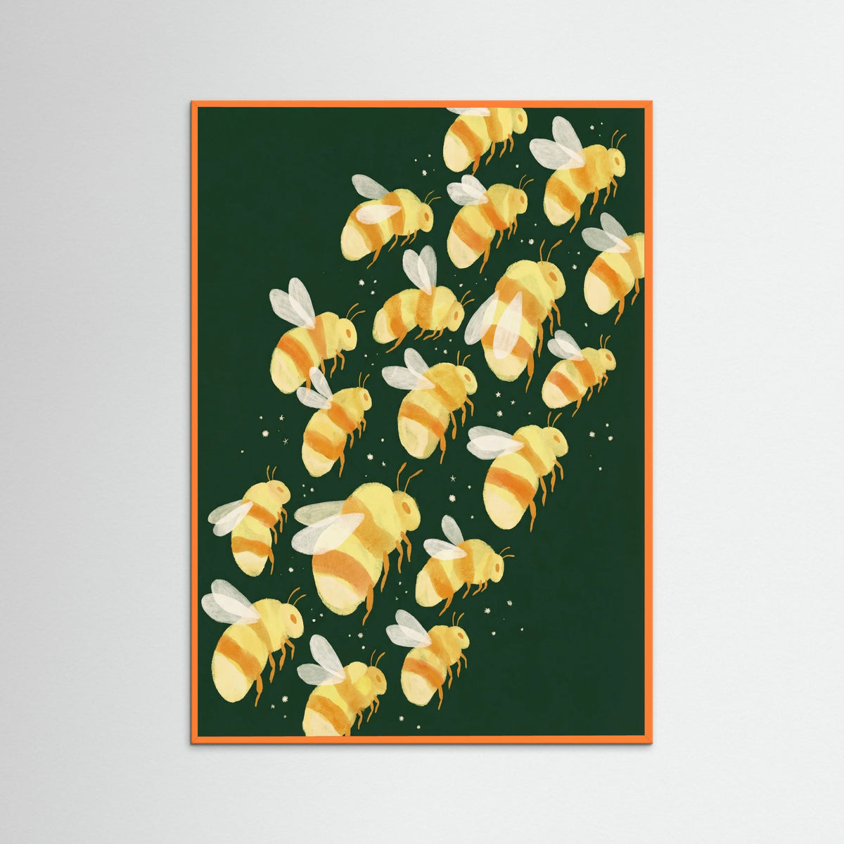 Orange Wood Feline Flow