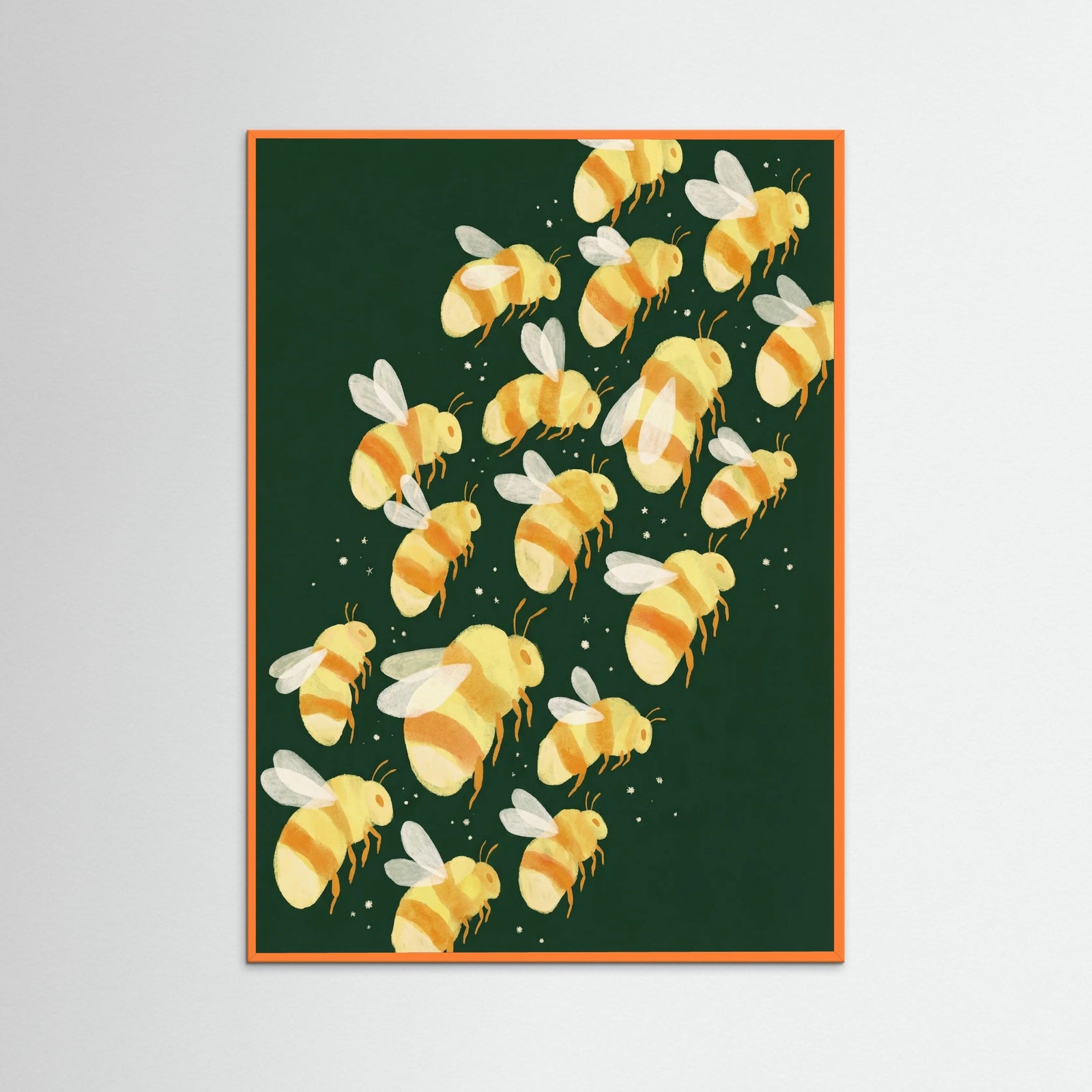 Orange Wood Feline Flow