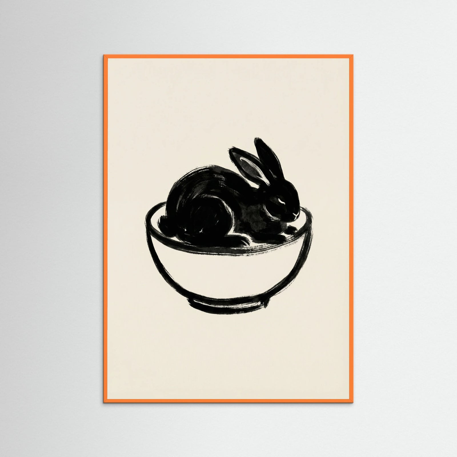 Orange Wood Feline Repose