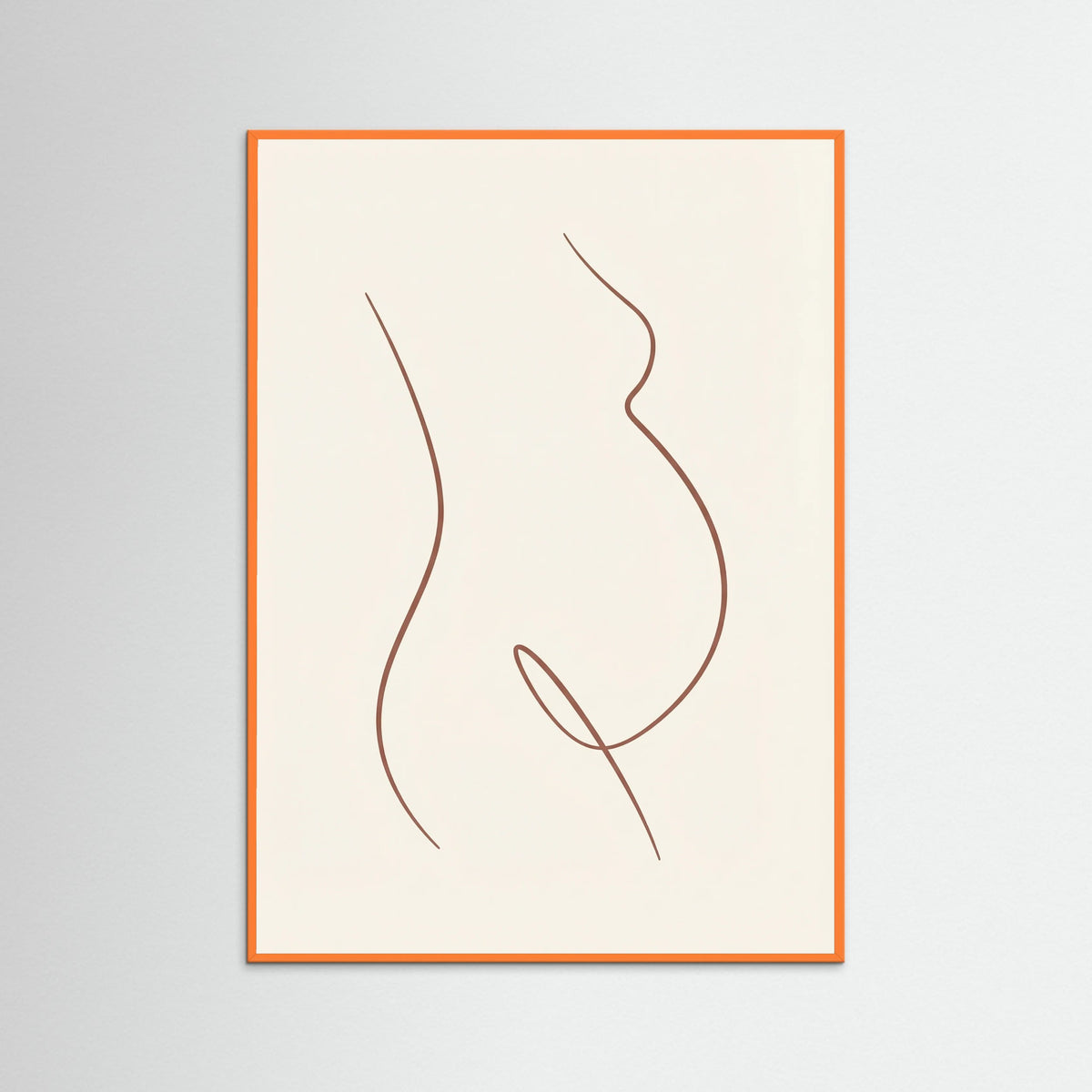 Orange Wood Feminine Forms