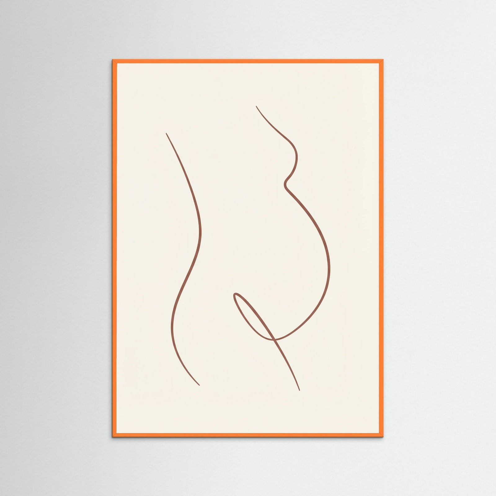 Orange Wood Feminine Forms