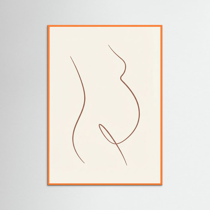Orange Wood Feminine Forms