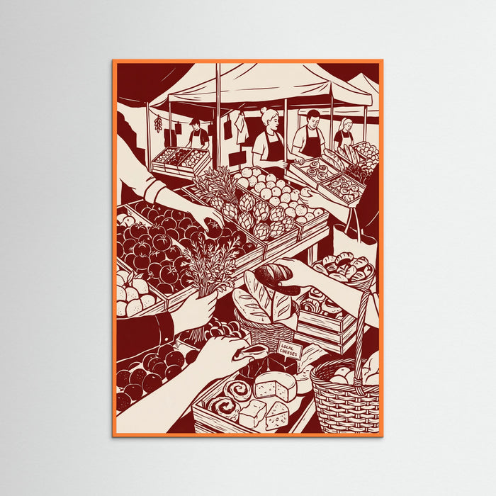 Festive Gathering – Poster und Kunstdruck