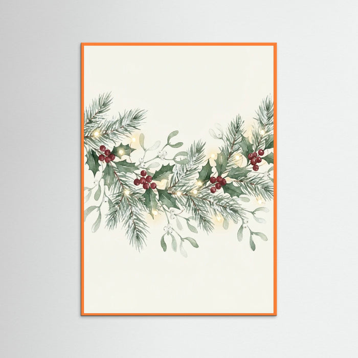 Orange Wood Festive Greens