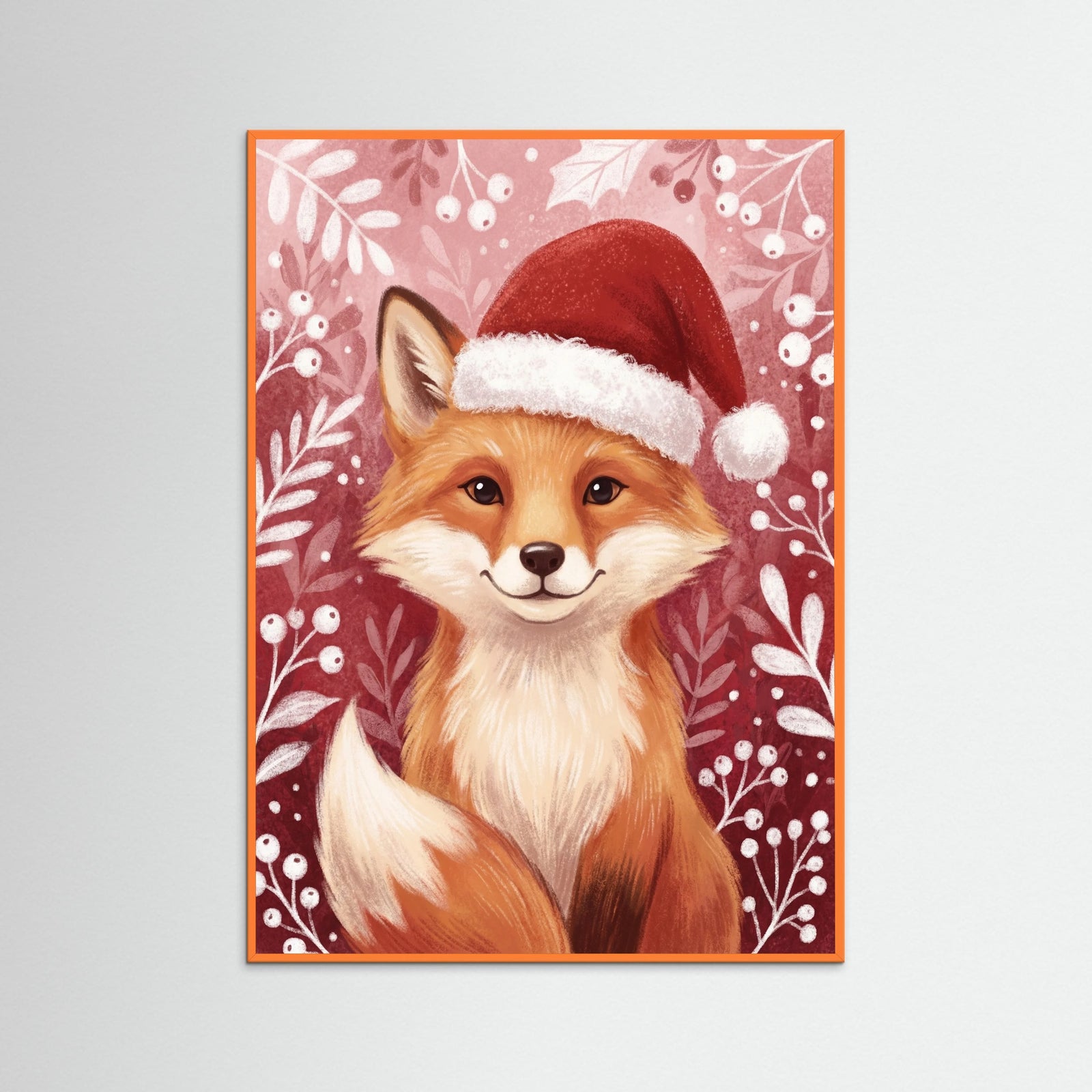 Orange Wood Festive Reindeer Girl