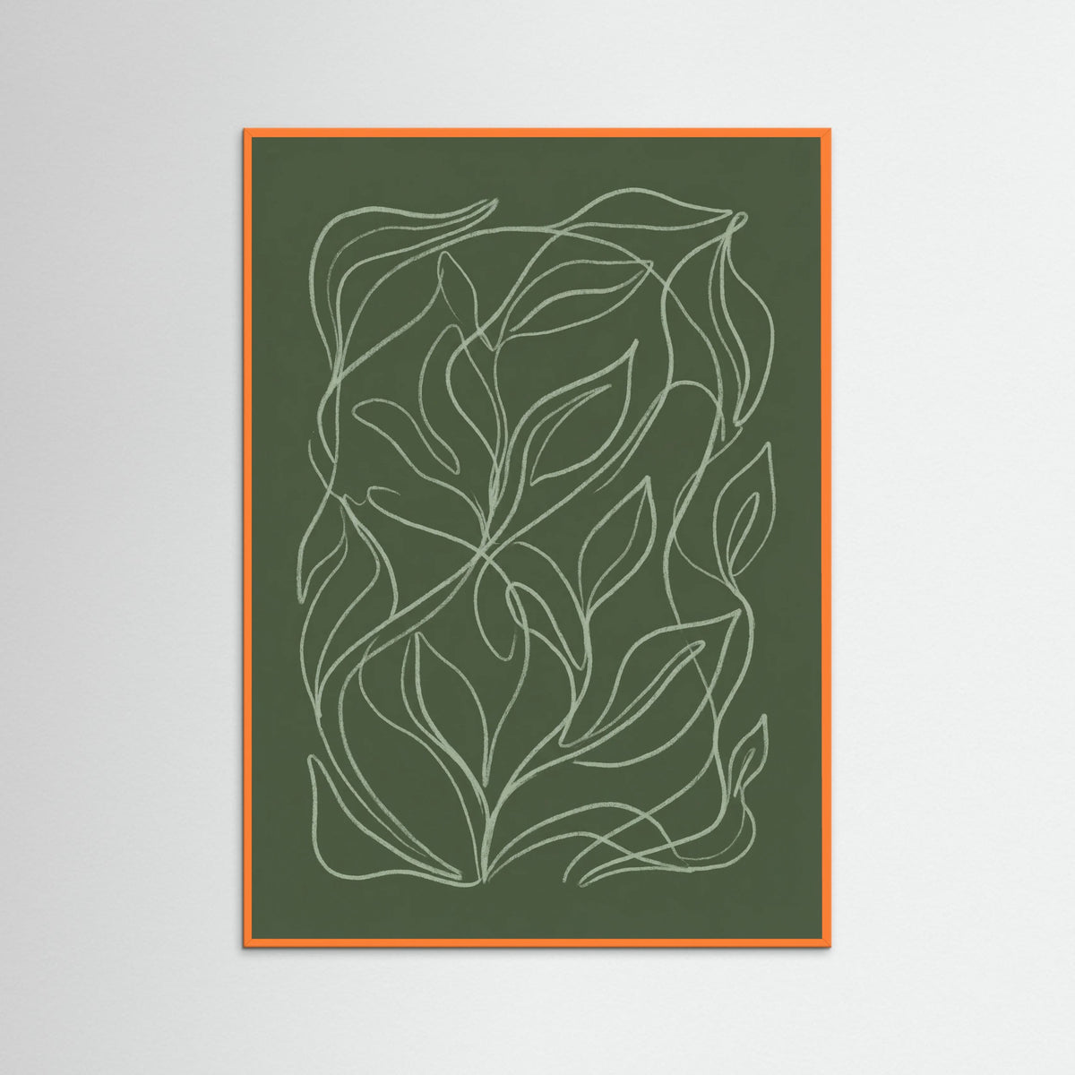 Orange Wood Figural Echoes