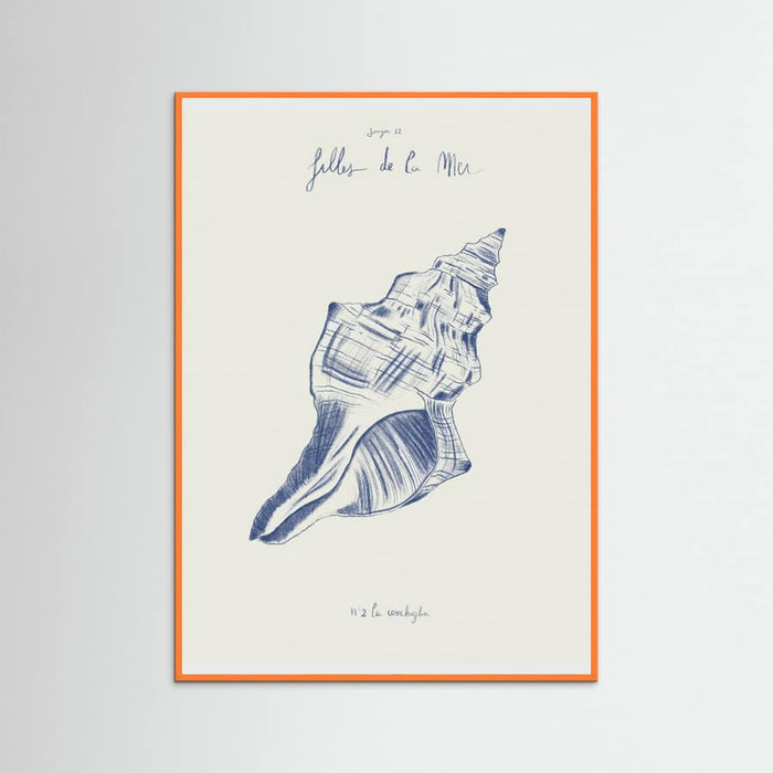 Filles de la mer n.2 - La conchiglia Poster – plakat og kunsttryk