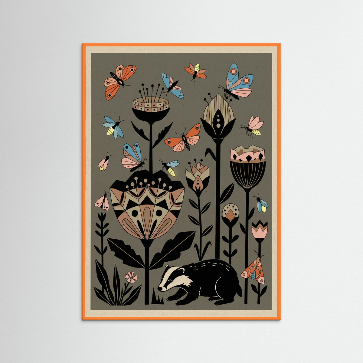 Orange Wood Flight of Fancy