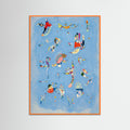Orange Wood Floating Whimsy