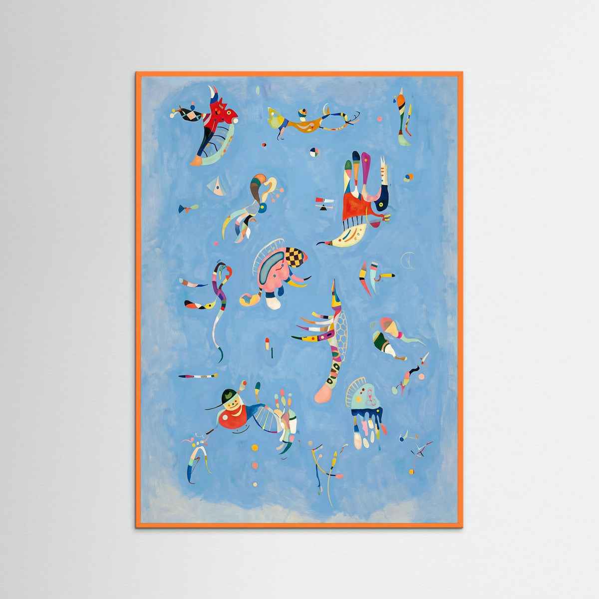 Orange Wood Floating Whimsy