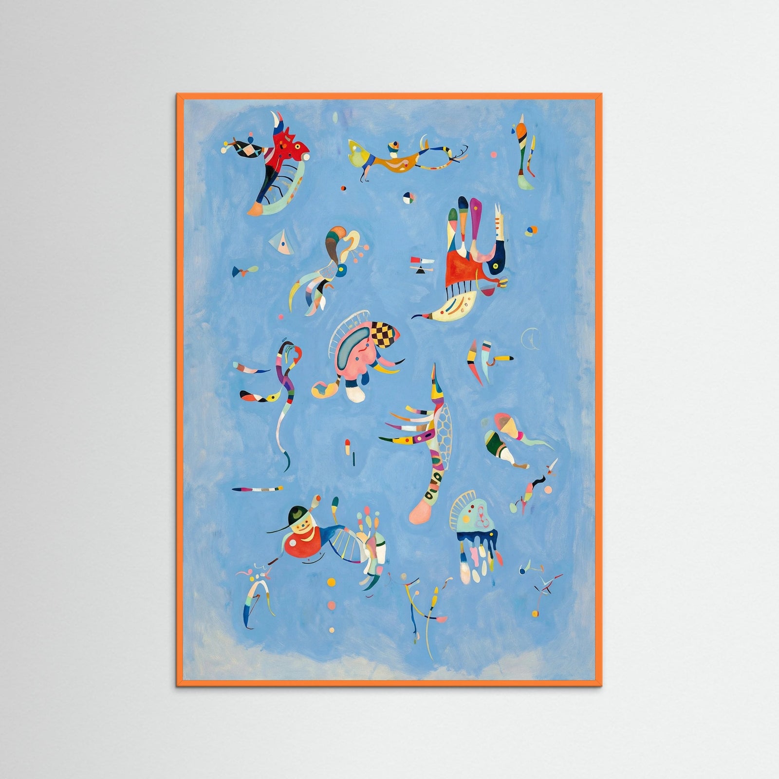 Orange Wood Floating Whimsy