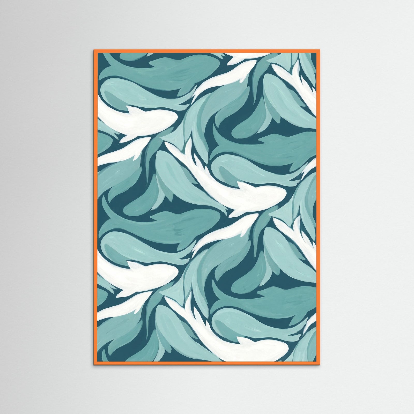 Orange Wood Flock Harmony