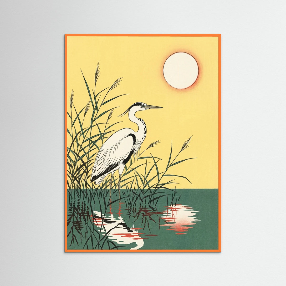 Orange Wood Floral Flight