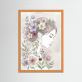 Orange Wood Floral Muse