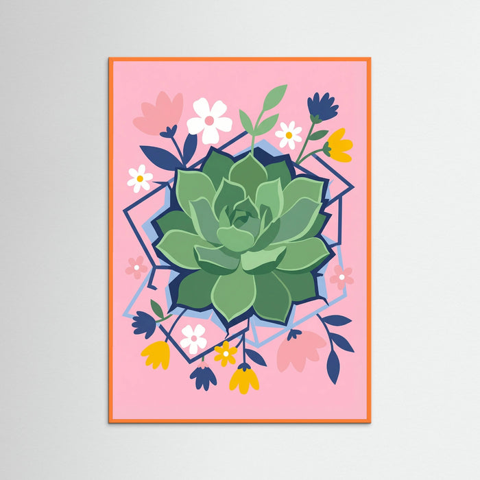 Orange Wood Floral Rebellion
