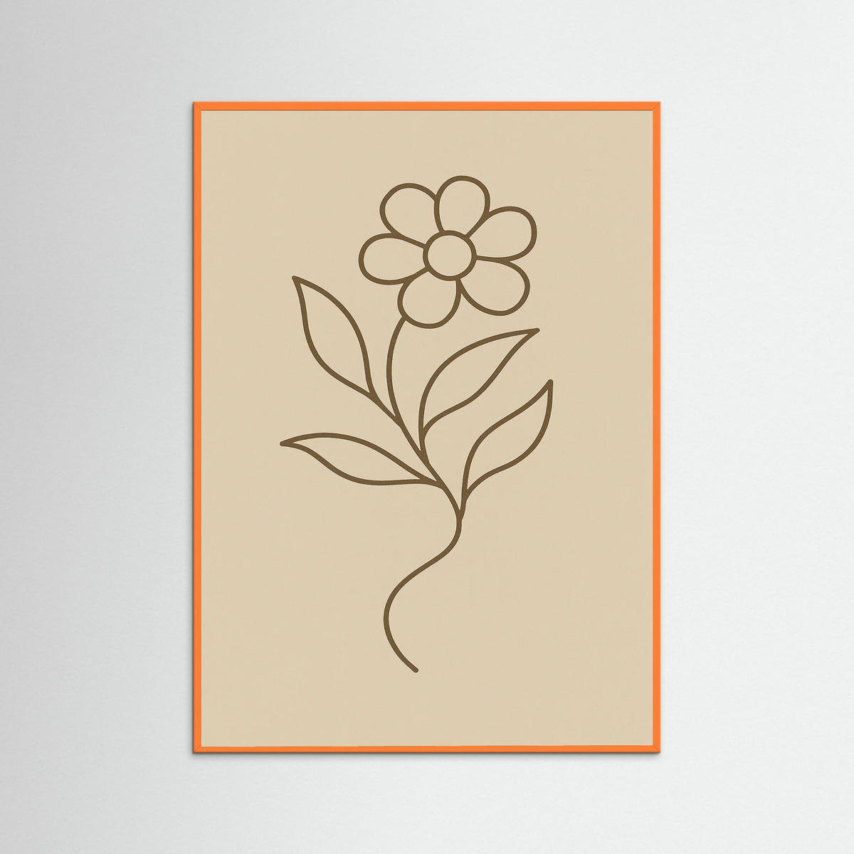 Orange Wood Floral line