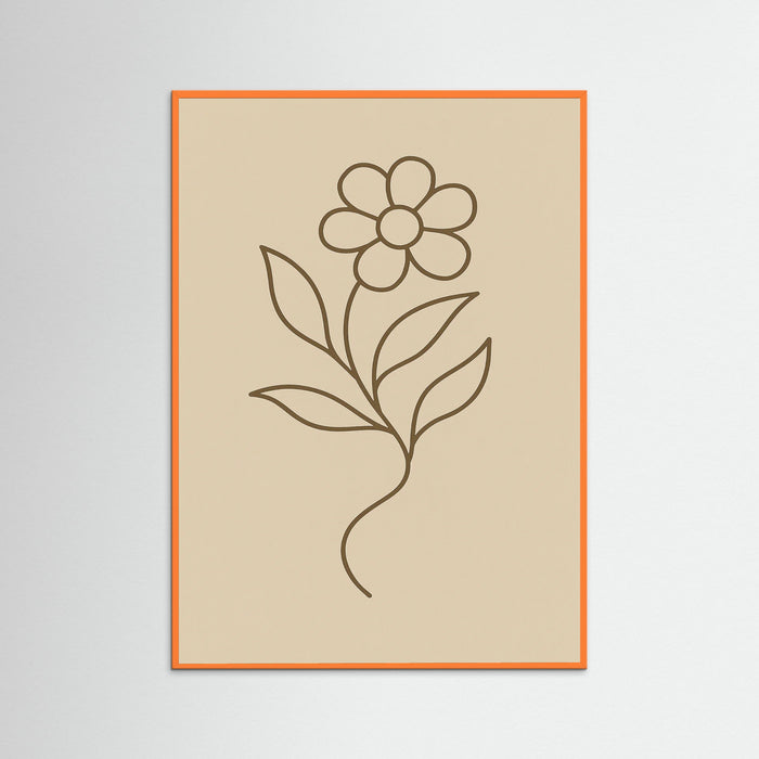 Orange Wood Floral line