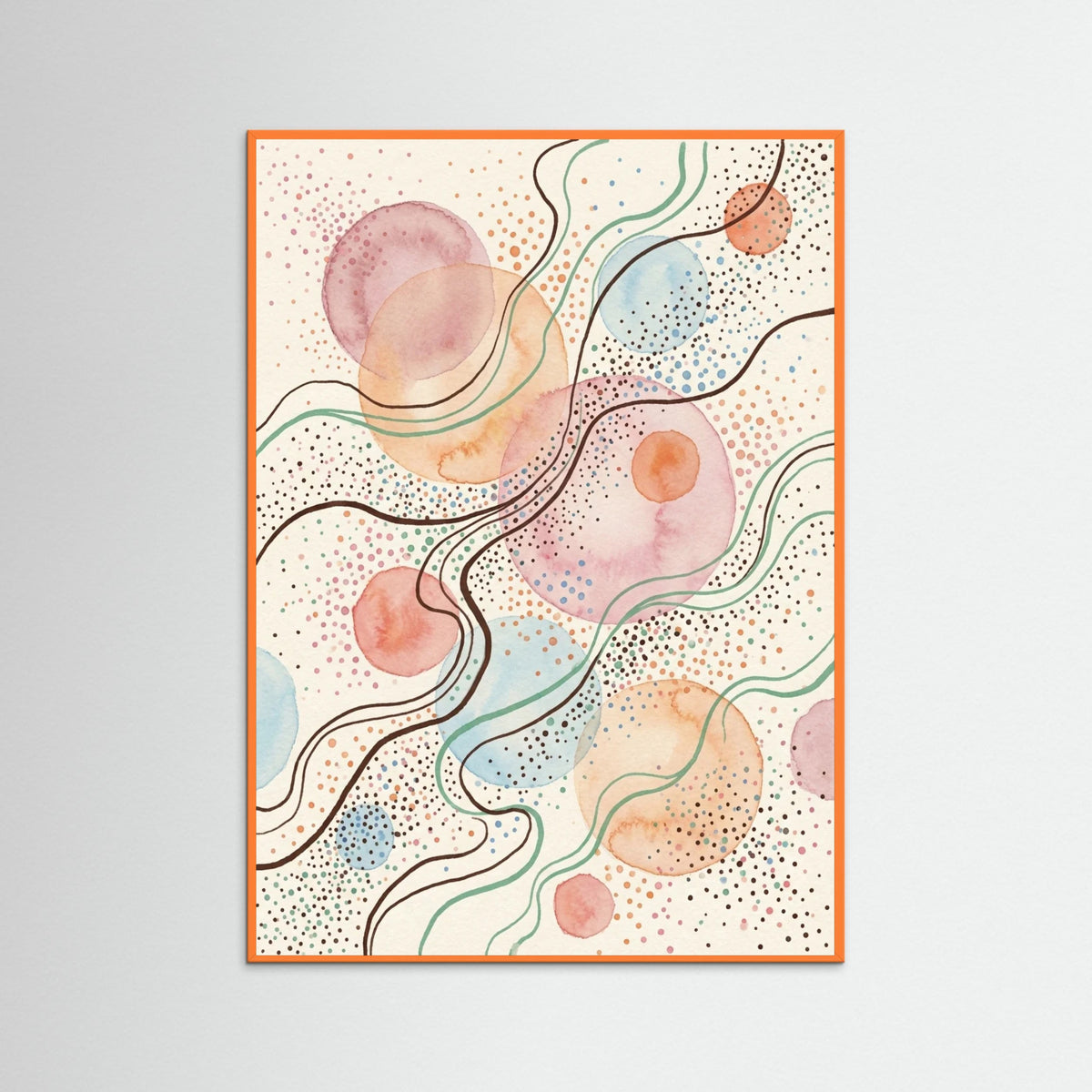 Orange Wood Flourishing Forms