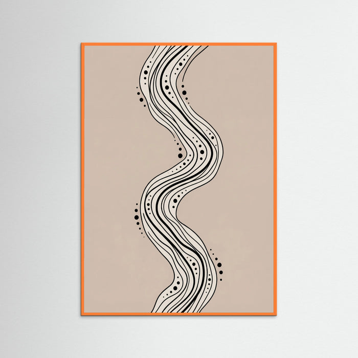 Orange Wood Flowing Connections