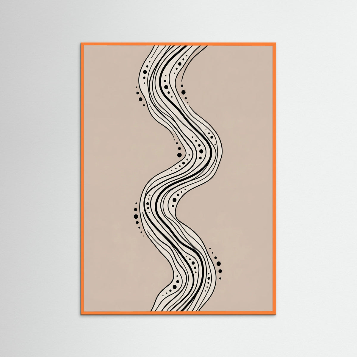 Orange Wood Flowing Connections