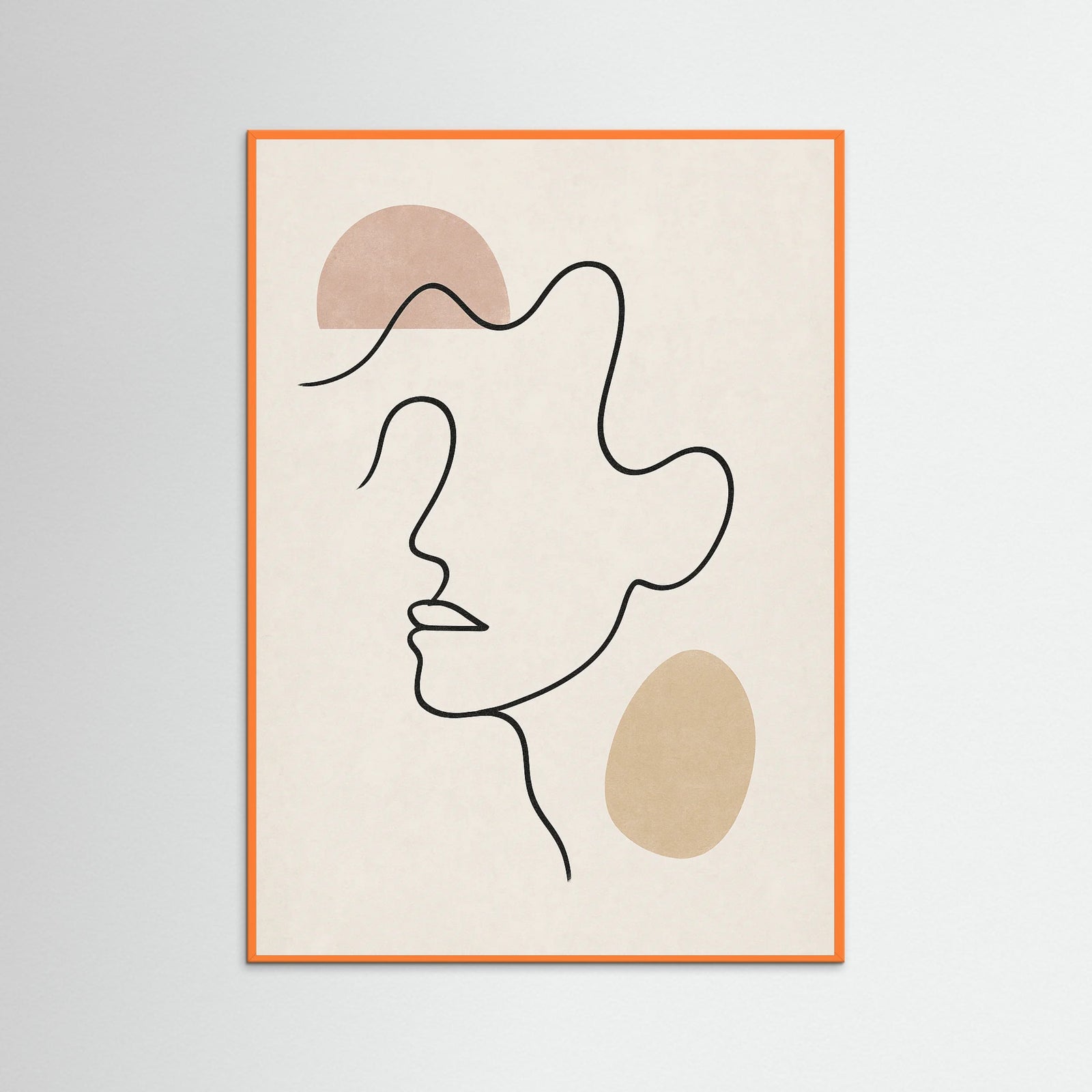 Orange Wood Flowing Expression