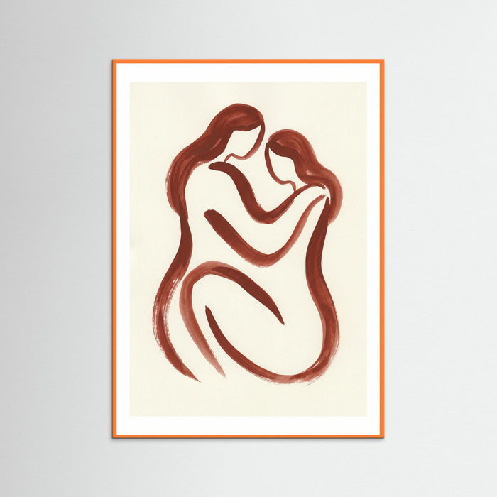 Orange Wood Flowing Red Form
