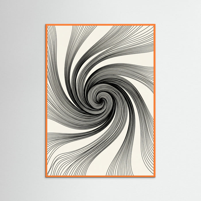 Orange Wood Flowing Rhythm