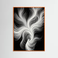 Orange Wood Flowing Serenity