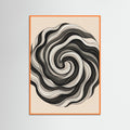 Orange Wood Flowing Strands