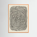 Orange Wood Flowing Strands