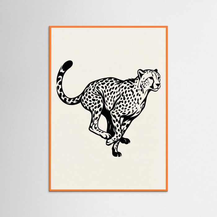 Orange Wood Flowing Zebra