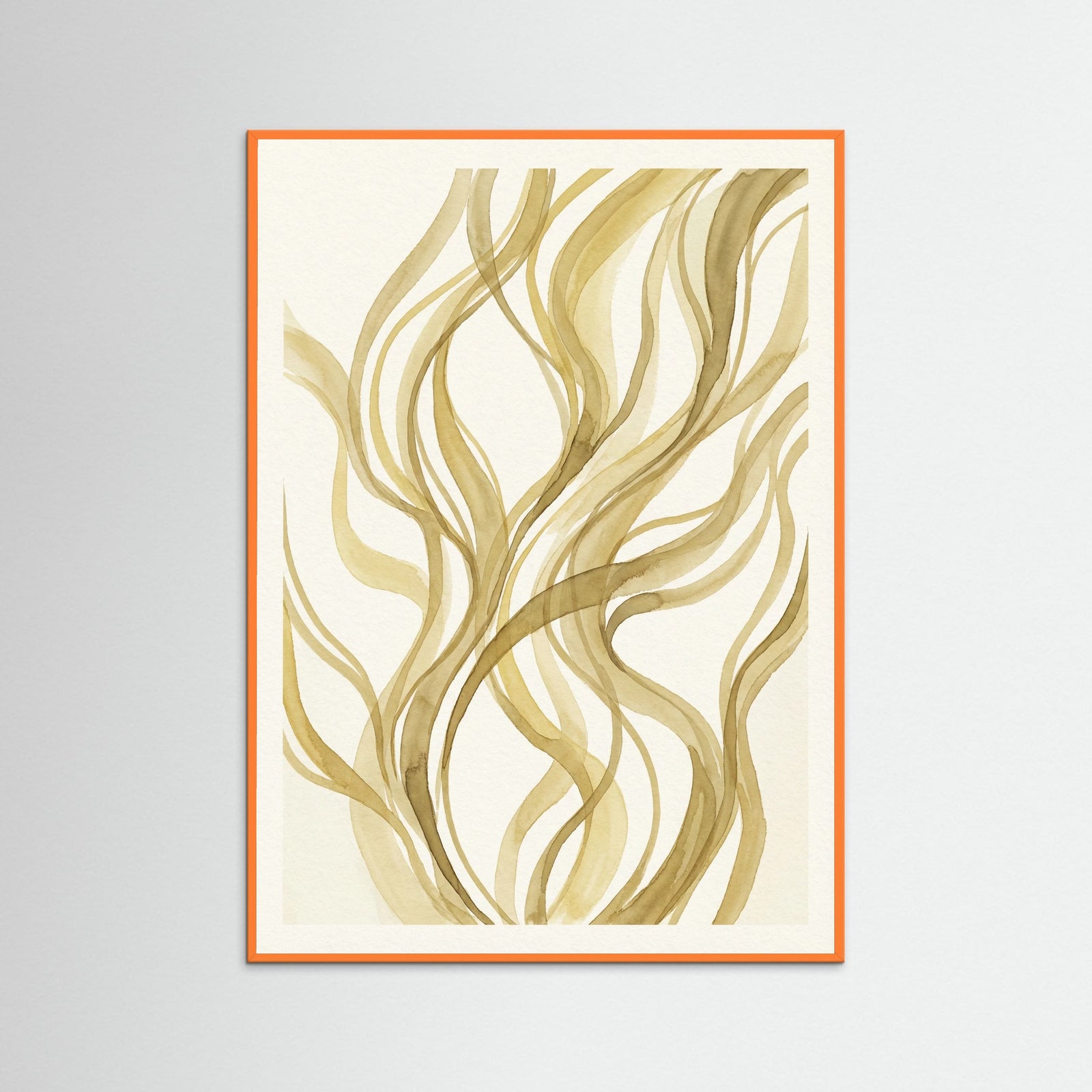 Orange Wood Fluid Bloom