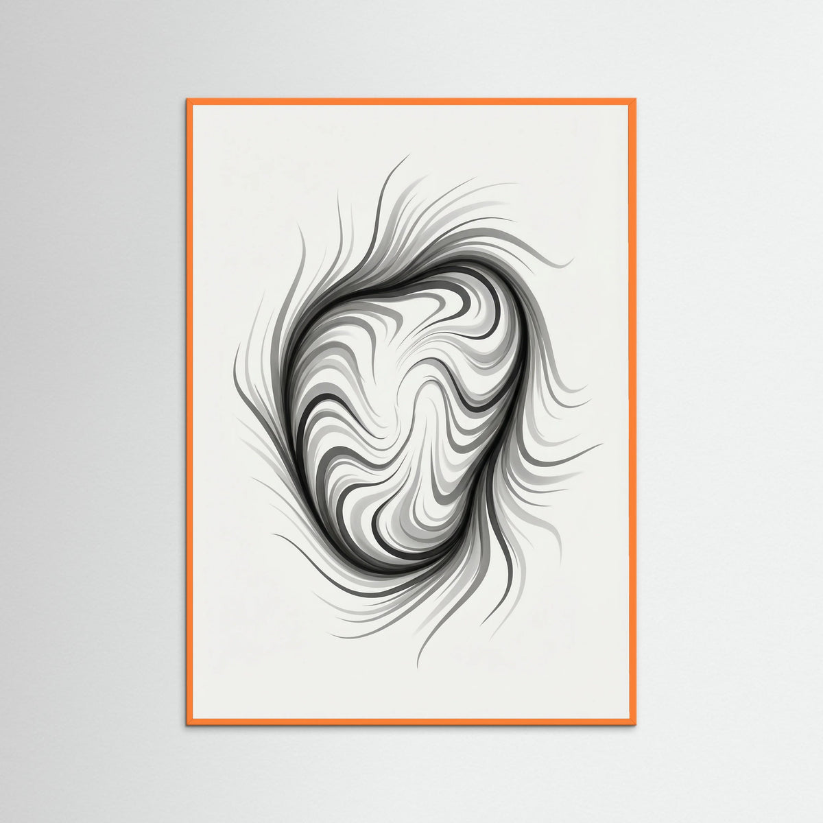 Orange Wood Fluid Dynamics