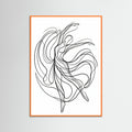 Orange Wood Fluid Embrace