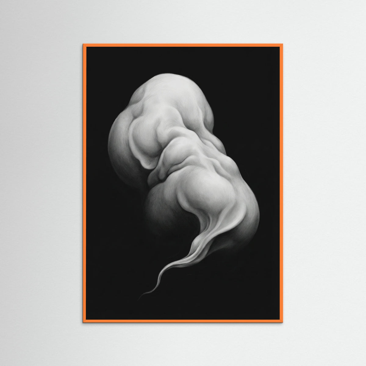 Orange Wood Fluid Forms