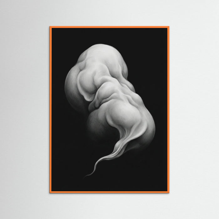 Orange Wood Fluid Forms
