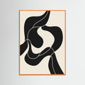 Orange Wood Fluid Forms