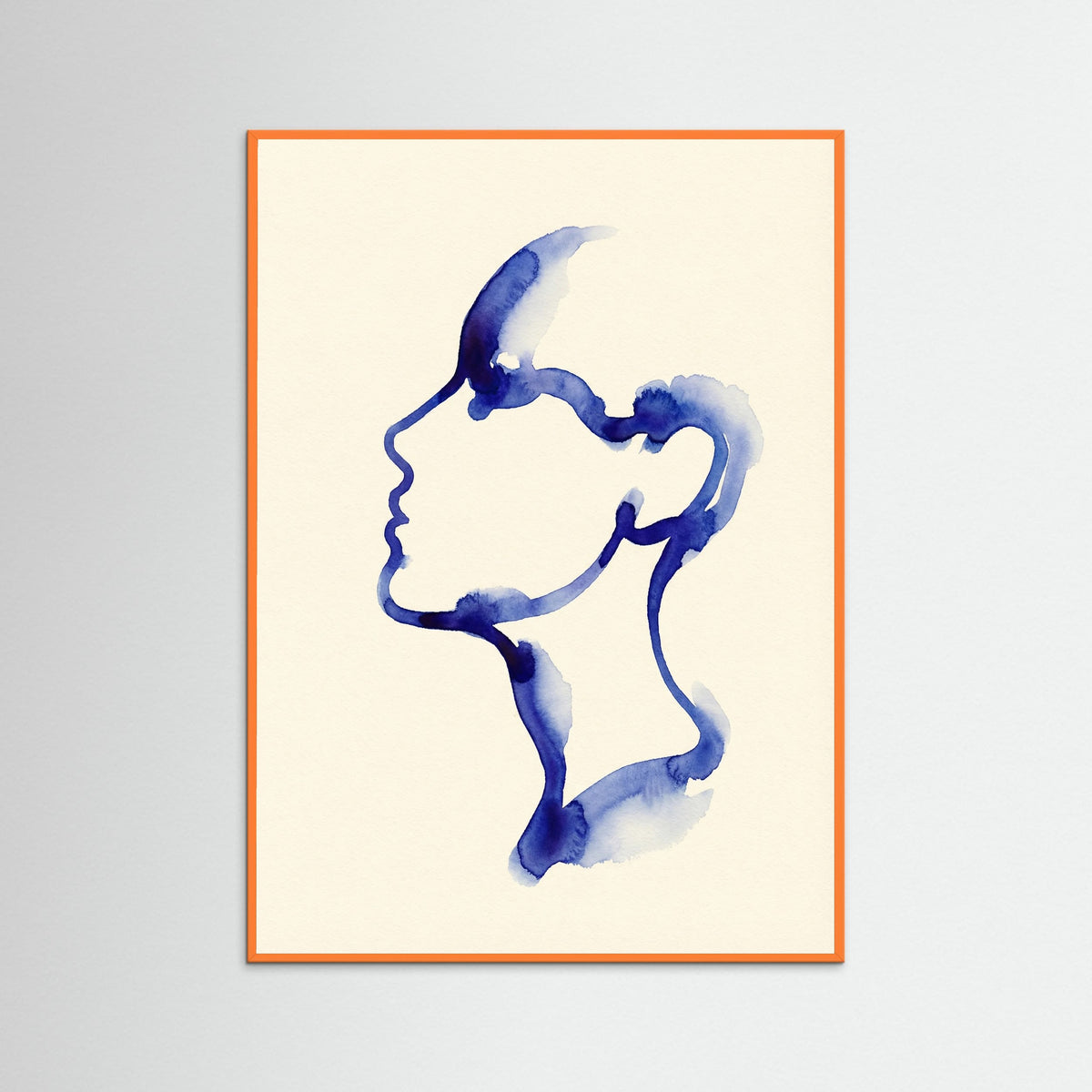 Orange Wood Fluid Gaze