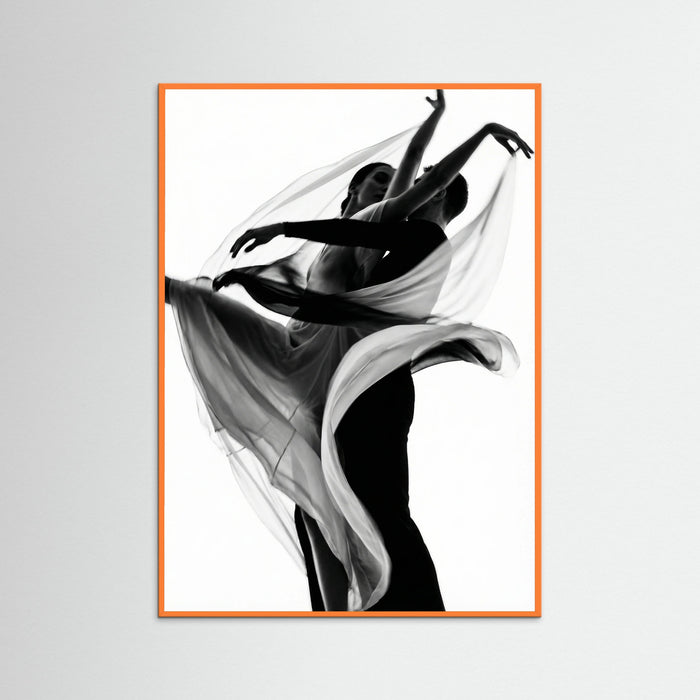 Orange Wood Fluid Grace Dance