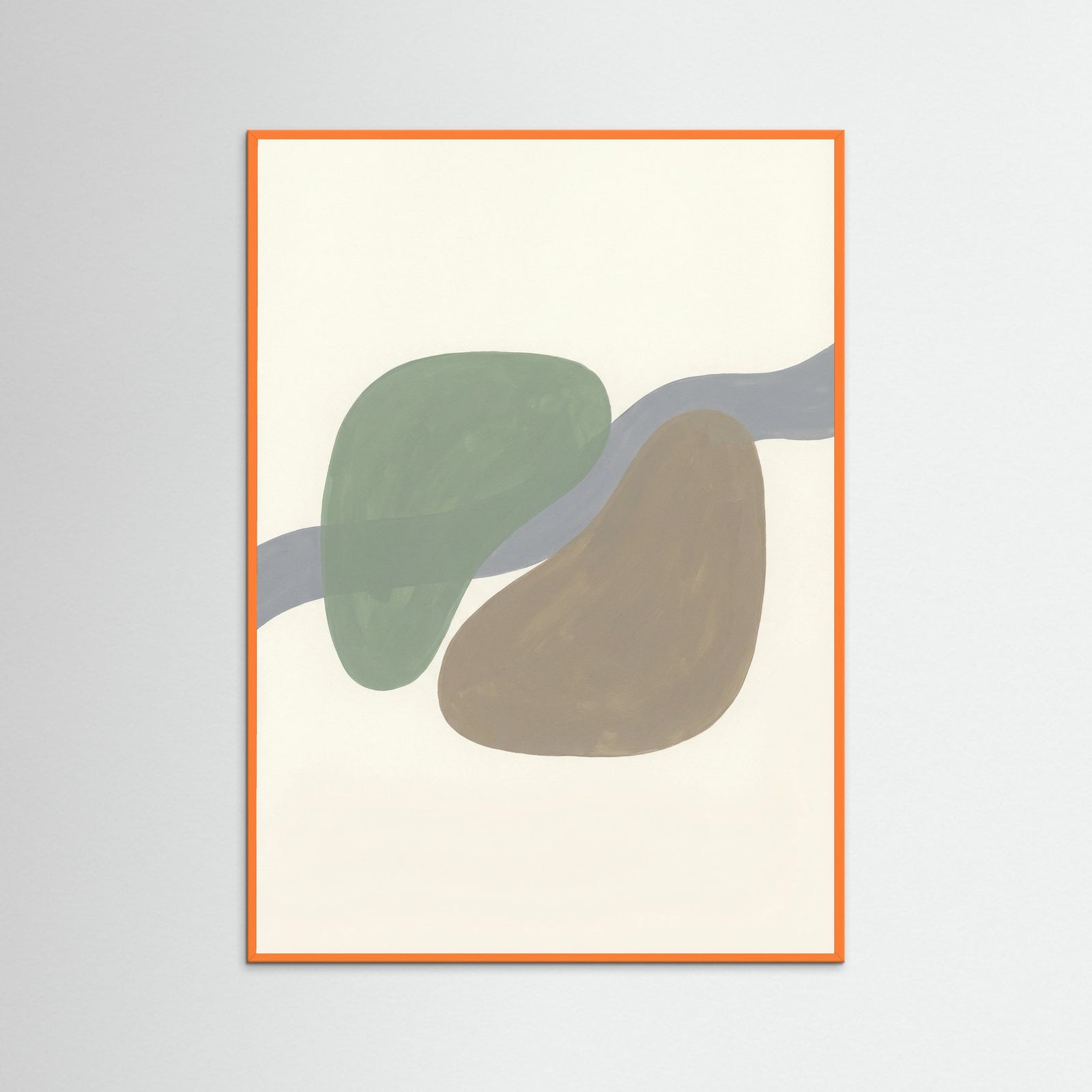 Orange Wood Fluid Harmony