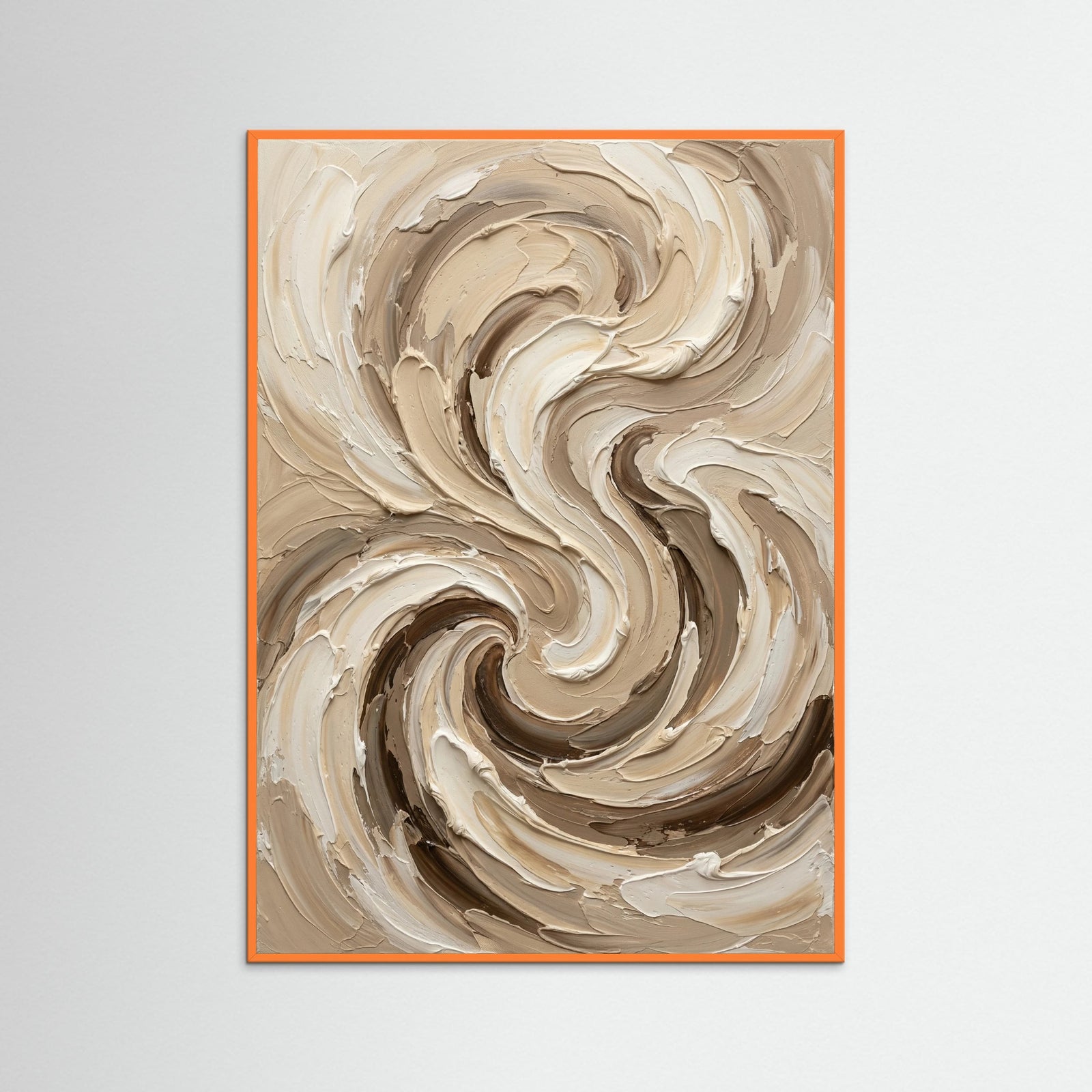 Orange Wood Fluid Motion