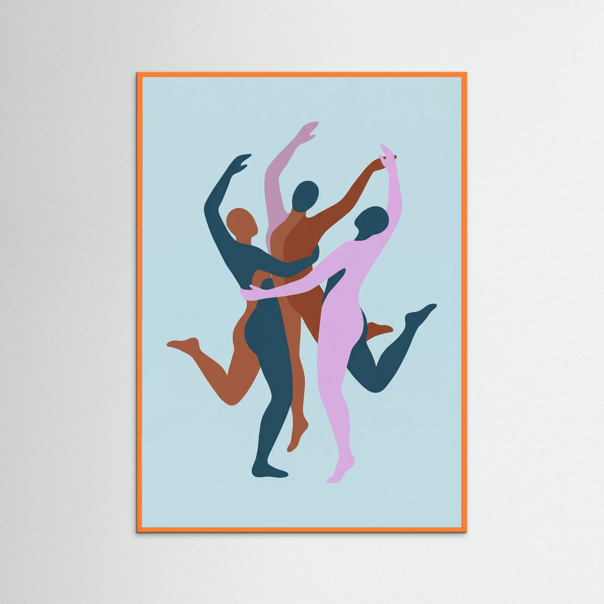 Orange Wood Fluid Movement