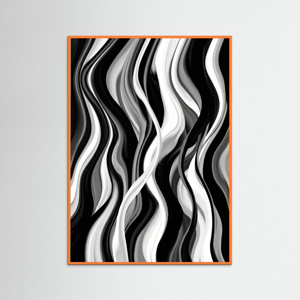 Orange Wood Fluid Rhythms