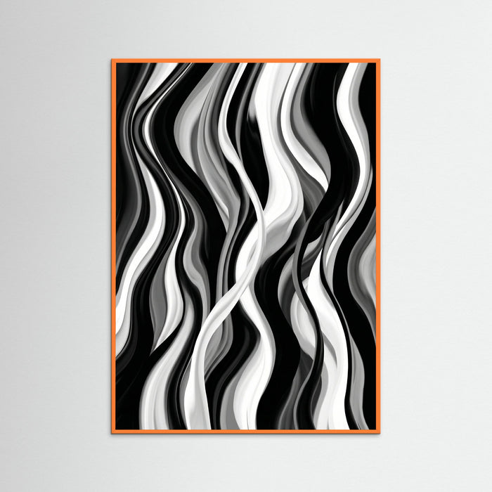 Orange Wood Fluid Rhythms