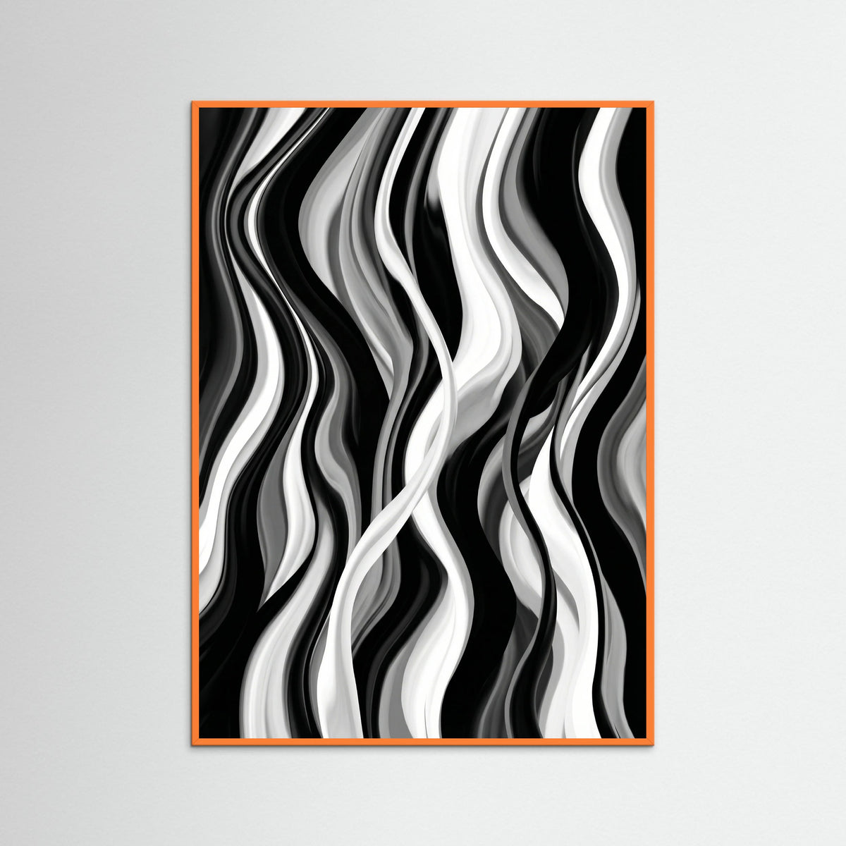 Orange Wood Fluid Rhythms