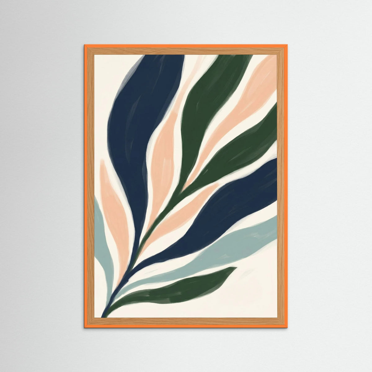 Orange Wood Fluid Serenity
