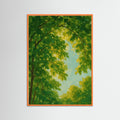Orange Wood Forest Canopy