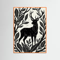 Orange Wood Forest Companions Black